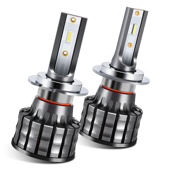 K6 Series H7 LED Headlight Bulbs, ETERMING Extremely Bright CSP Chips LED Headlight Conversion Kit